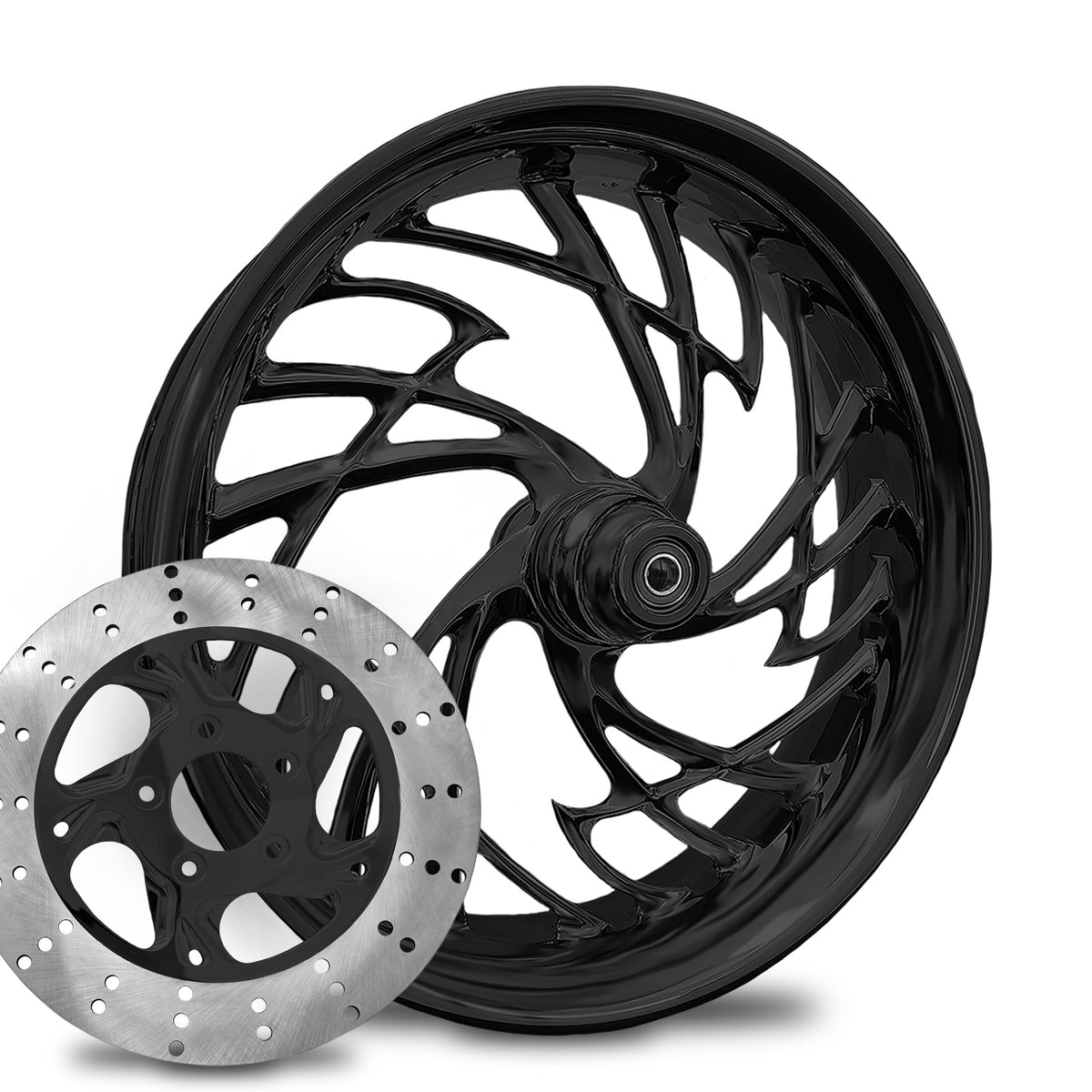 RC Components Thrust forged wheel – black finish