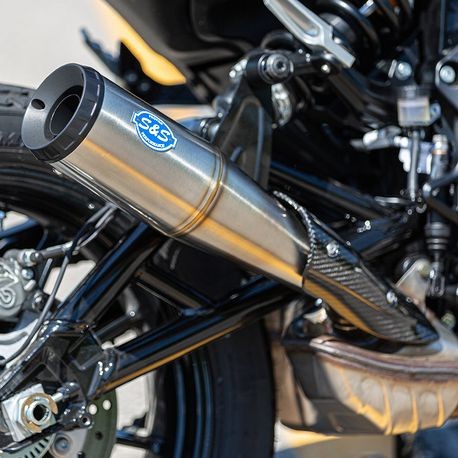 GRAND NATIONAL® SLIP-ON for INDIAN® FTR 1200®–Stainless Steel