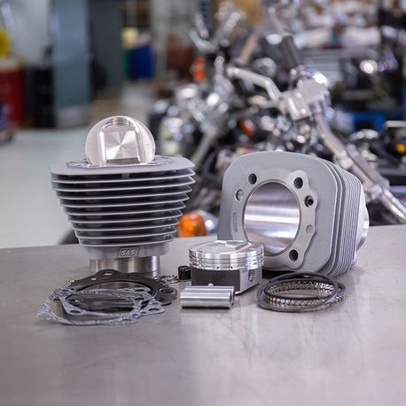 1250cc Conversion Kit for 1986-2021 HD® Sportster® Models High Compression - Silver Finish