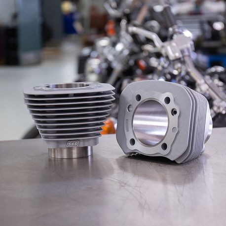 3-1/2" Bore Cylinders for 1986-'19 HD® Sportster® Models - Silver