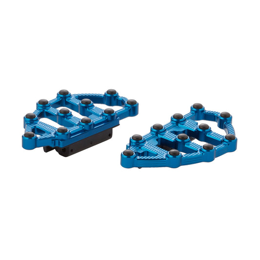 NESS-MX PASSENGER FLOORBOARDS, BLUE