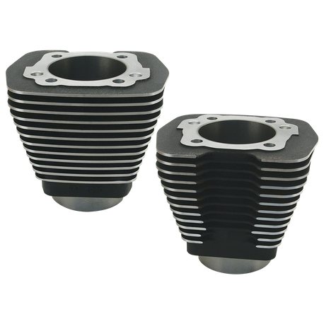 3-5/8" Bore Cylinders for 1984-'99 Big Twins with 96" Engines with Stock Heads - Wrinkle Black