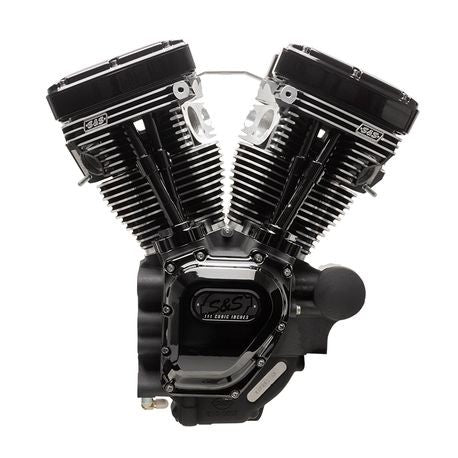 T111 Black Edition Longblock Engine for Select 2007-'16 HD® Twin Cam 96®, 103®,110® Models - 585 GE Cams
