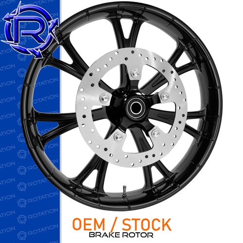 Rotation Delta Gloss Black Touring Wheel / Rear