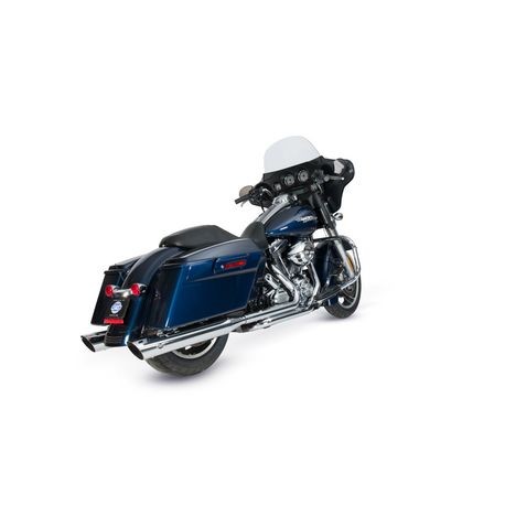 SLASH CUT SLIP-ONS for 1995–2016 HARLEY-DAVIDSON® TOURING MODELS and 2009–2021 TRIKE MODELS–Chrome