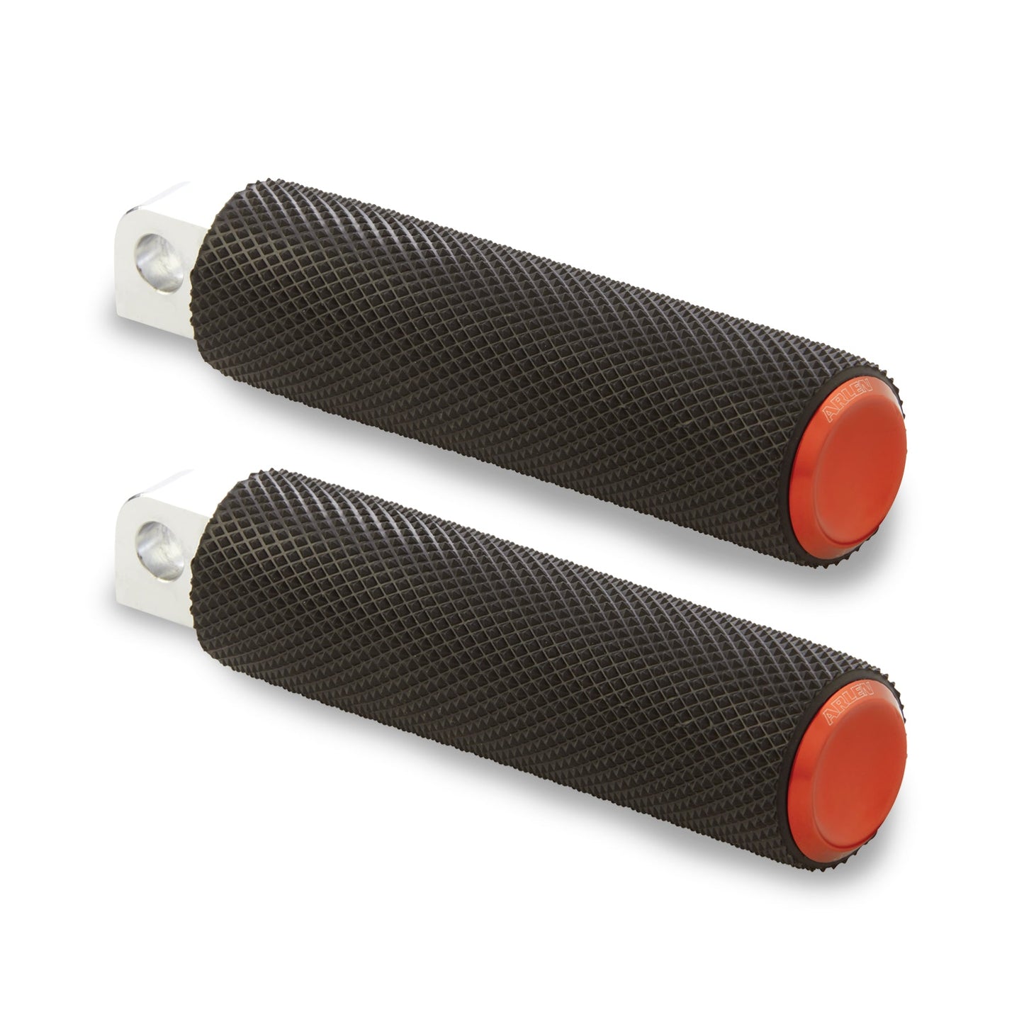 KNURLED FOOTPEGS, ORANGE