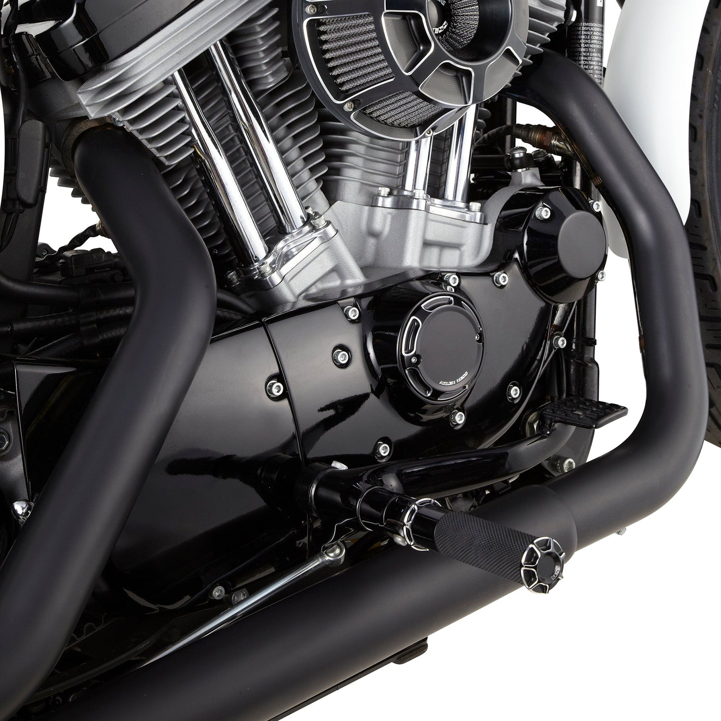 BEVELED® FOOTPEGS, BLACK