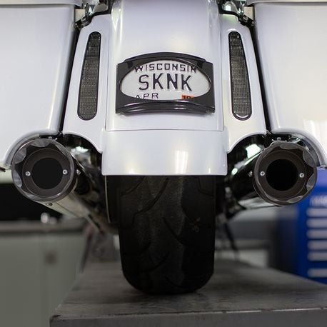 SHADOW PIPE for 2009–2021 TOURING MODELS with S&S SIDEWINDER® 2-1–Chrome