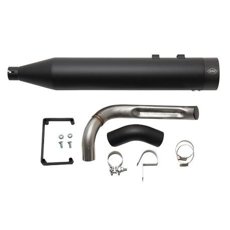 SHADOW PIPE for 1995–2008 TOURING MODELS with S&S SIDEWINDER® 2-1–Black