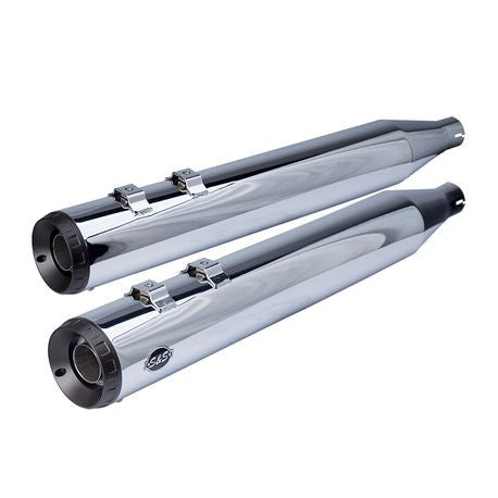GRAND NATIONAL® SLIP-ONS for 1995–2016 HARLEY-DAVIDSON® TOURING MODELS and 2009–2021 TRIKE MODELS–Chrome