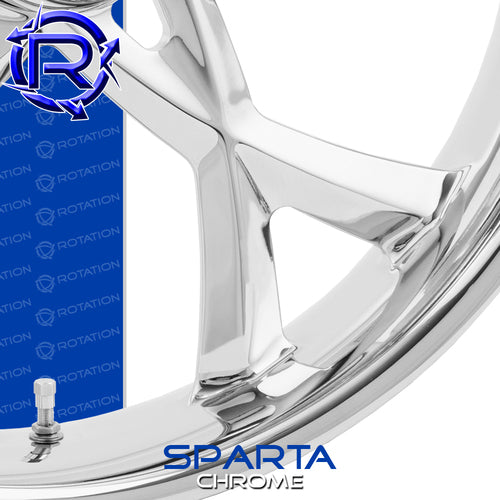 Rotation Sparta Chrome Touring Wheel / Rear