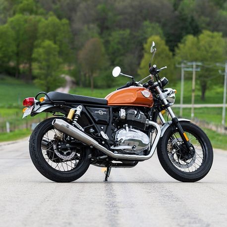 50 State Legal Stainless Muffler Set for Royal Enfield® 650 Twins
