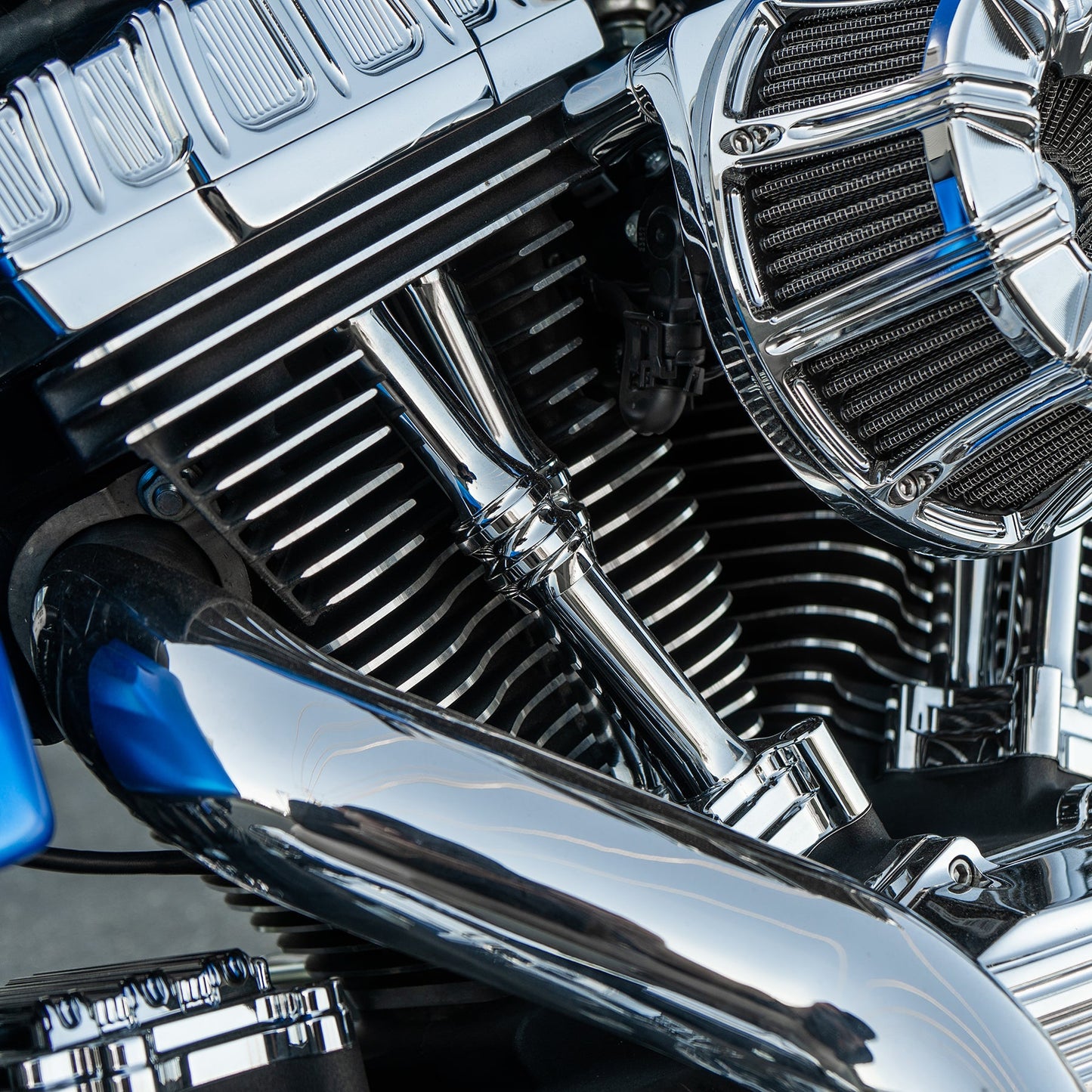 10-GAUGE® PUSHROD TUBE COVERS, CHROME