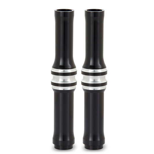 10-GAUGE® PUSHROD TUBE COVERS, BLACK