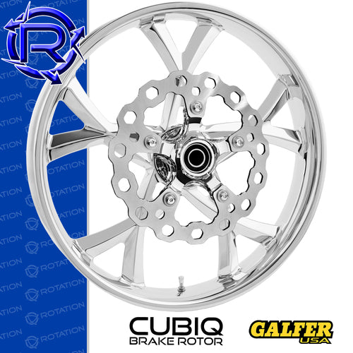 Rotation Sparta Chrome Touring Wheel / Rear