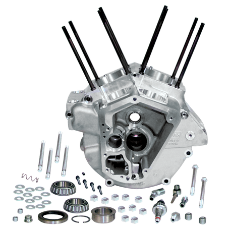Super Stock® Alternator Style Crankcase for 1984-'91 Big Twins with Stock Bore - Natural
