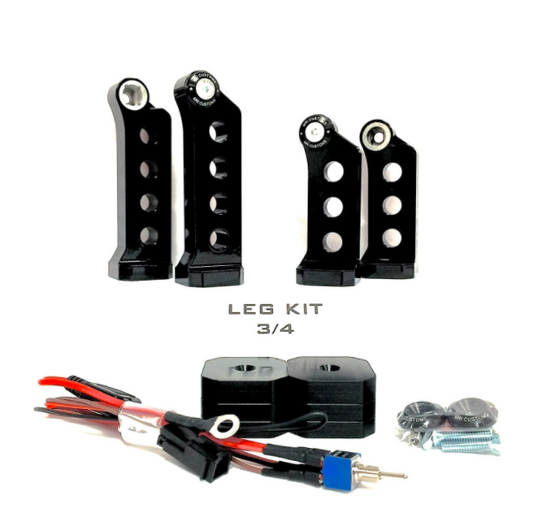 ELECTRIC CENTER STAND – LEG KIT #3/4: 07/08 – 21″ AND UNDER – LEGEND