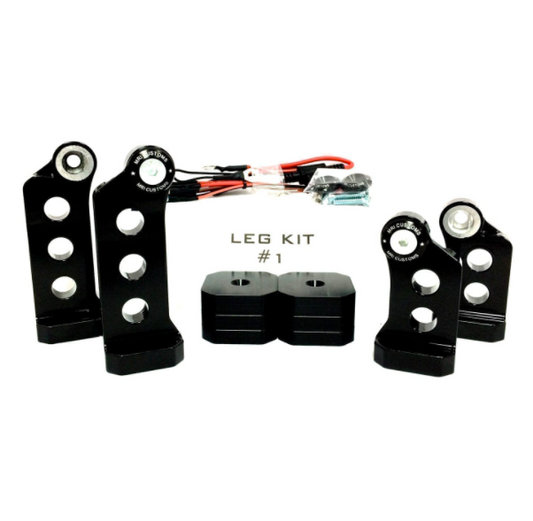 ELECTRIC CENTER STAND – LEG KIT #1: 06E – 23″ – FRONT AND REAR