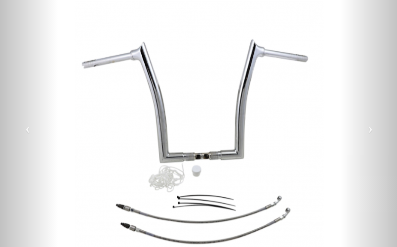 Handlebar Install Kit- 16" Chrome- 15-20 Road Glide Models