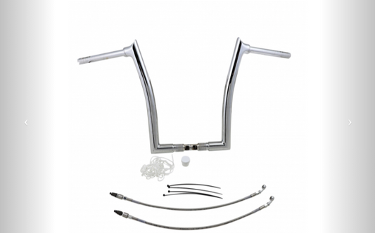 Handlebar Install Kit- 16" Chrome- 15-20 Road Glide Models