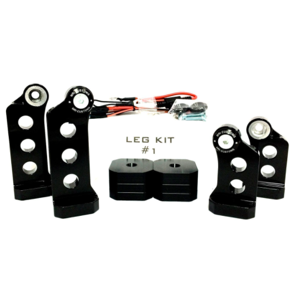 ELECTRIC CENTER STAND – LEG KIT #1: 06E – 26″ – FRONT AND REAR