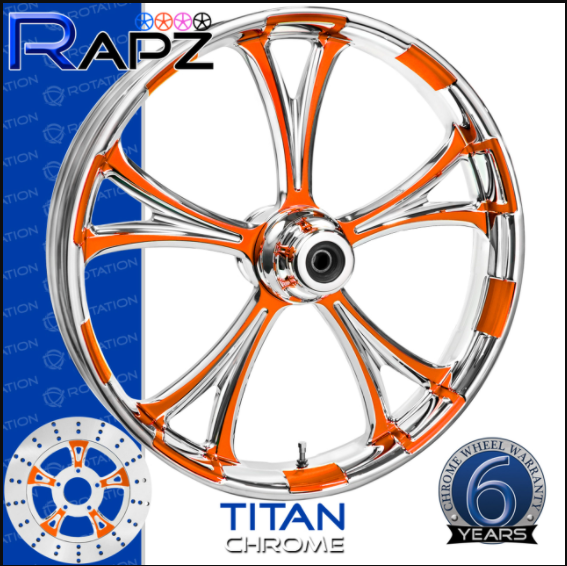 Rapz Custom Wheel Color Vinyl Decals / Rear