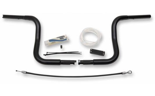 1¼" Round Handlebar Kit- 10" Black- 08-13 Street Glide/Electra Glide Models