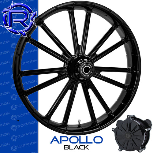 Rotation Apollo Gloss Black Touring Wheel / REAR