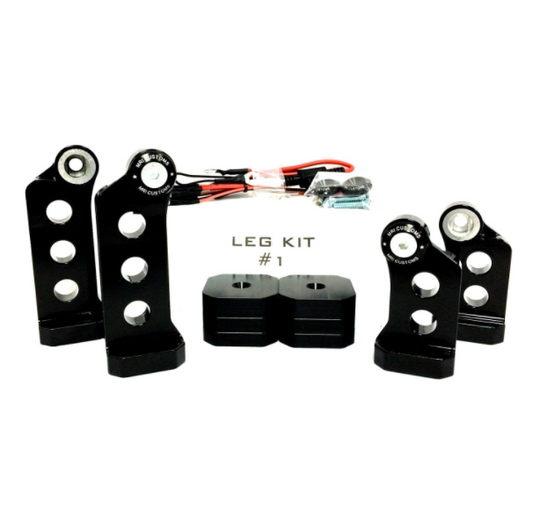Electric Center Stand – Leg Kit #1: 09/16 – 32″ – Rear Only