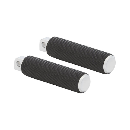 KNURLED FOOTPEGS, CHROME