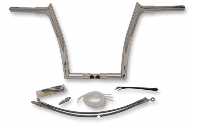 Handlebar Install Kit- 14" Chrome- 15-20 Road Glide Models