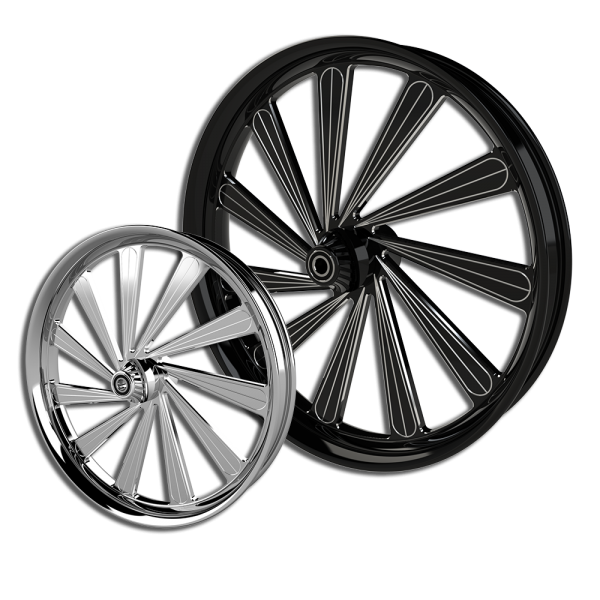 DERAILED FRONT WHEEL