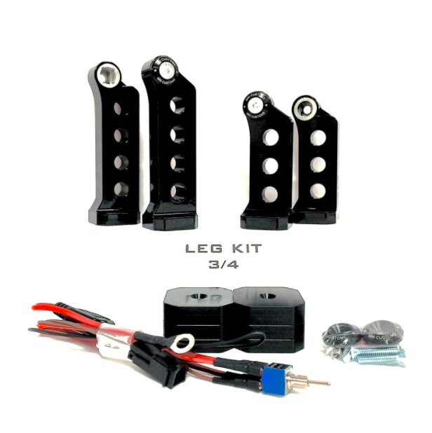 ELECTRIC CENTER STAND – LEG KIT #3/4: 07/08 – 23″ – LEGEND
