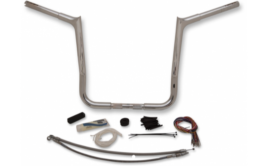 1¼" Pointed Handlebar Kit- 16" Chrome- 08-13 Street Glide/Electra Glide Models
