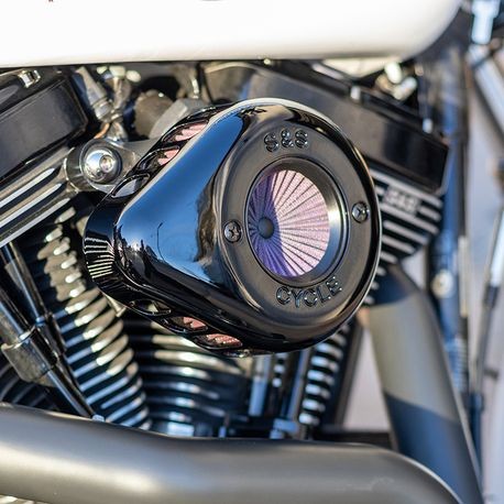 Stealth Air Stinger™ Kit with Gloss Black Teardrop for 2001-'17 Big Twin Models except Throttle by Wire
