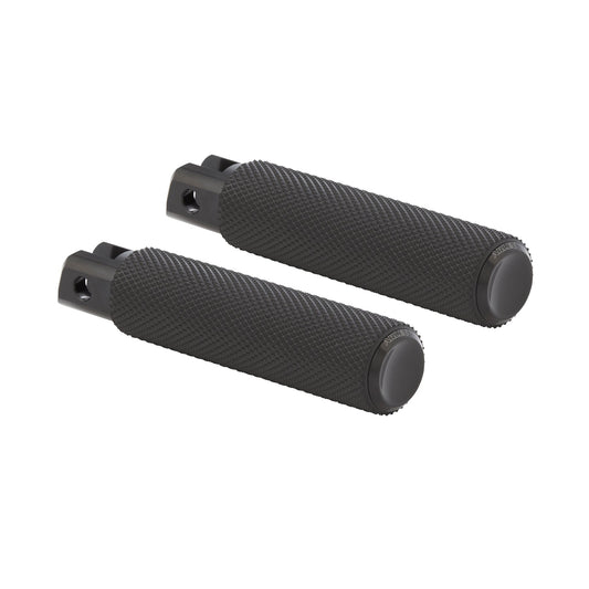 KNURLED FOOTPEGS, BLACK