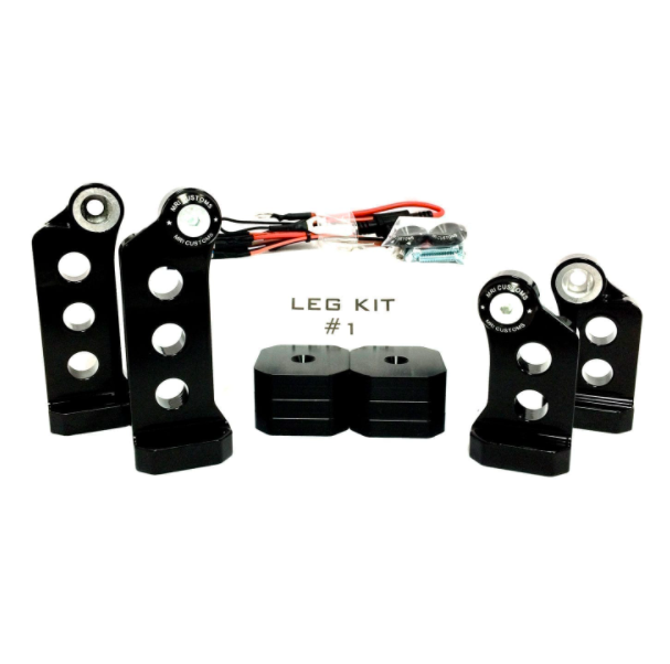 Electric Center Stand – Leg Kit #1: 09/16 – 30″ – Rear Only