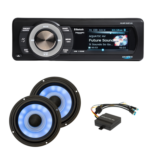 Aquatic AV Ultra RGB & Stereo Plus Kit for Harley Davidson (HK105) CAD $1,155