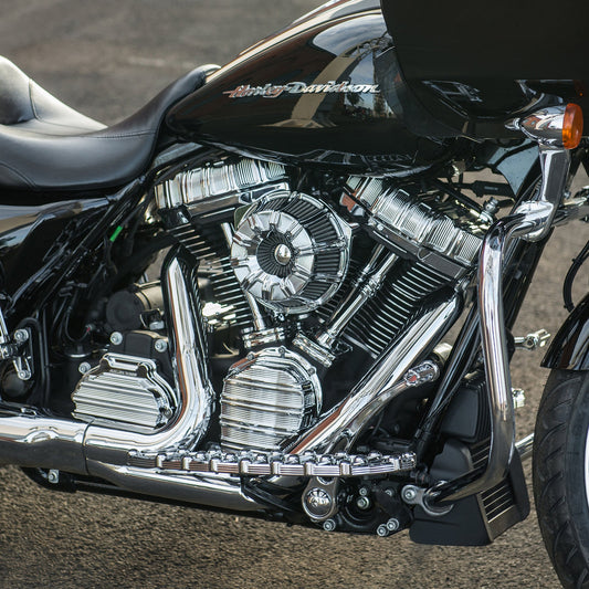 10-GAUGE® INVERTED SERIES AIR CLEANER, CHROME