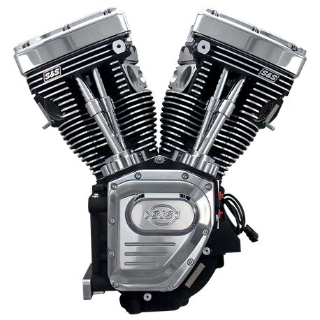 T111 Long Block Engine for 1999-2006 (except 2006 Dyna®) - Wrinkle Black