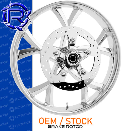 Rotation Sparta Chrome Touring Wheel / Rear