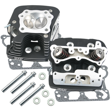 S&S® Super Stock® 91cc Cylinder Heads For For S&S® T-Series Complete Engines and 1999-'05 HD® Big Twins With S&S® 4-1/8" Bore Hot Set Up Kit - Wr