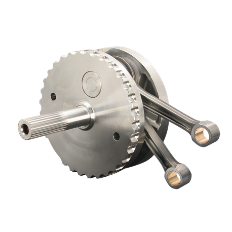 S&S® 4-3/8" Stroke Flywheel Assembly W/Sprocket Shaft Bearing Race For 2007-'16 Non-Balanced HD® Big Twins