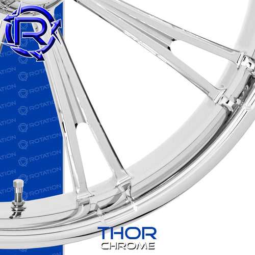 Rotation Thor Chrome Touring Wheel / Rear