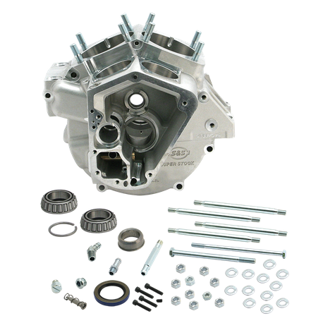 Super Stock® Alternator Style Crankcase for 1970-'84 Big Twins with 3-5/8" Bore - Natural
