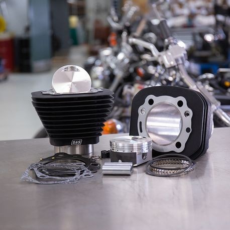 1250cc Conversion Kit for 1986-2021 HD® Sportster® Models - Wrinkle Black Finish