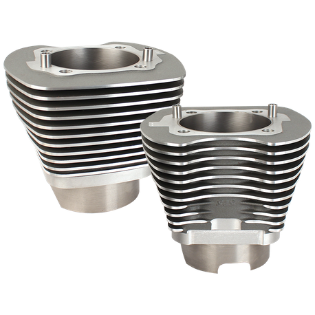 4-1/8" Bore Cylinder Set for 117" & 117" Dish 2007-'16 Big Twins - Stone Gray