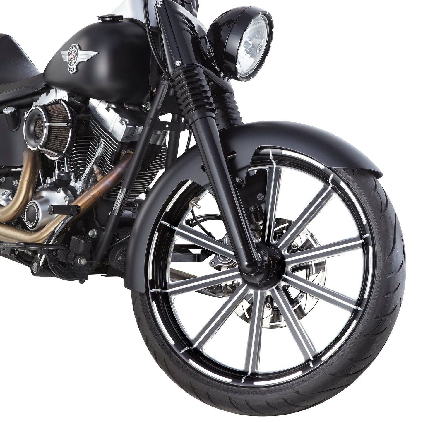 KO RAKED TRIPLE TREES, SOFTAIL MODELS