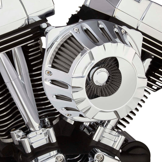 DEEP CUT® INVERTED SERIES AIR CLEANER, CHROME