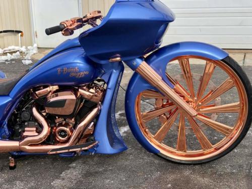 DERAILED FRONT WHEEL